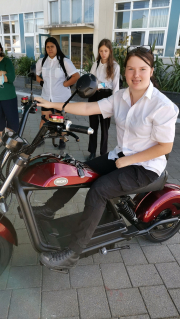 Electric Motorbikes and Business Students