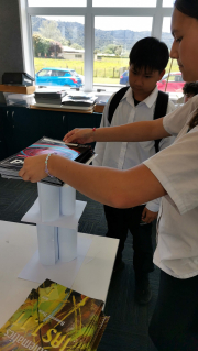 Building Paper Towers in Maths Class